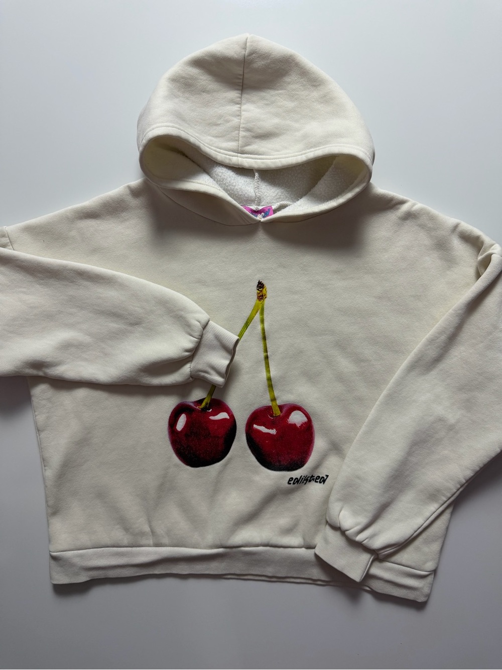 Edikted Mon Cheri Hoodie, Size S - Picture 2 of 5